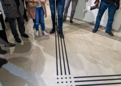 Taktilne staze za Izložbu Inkluzivno na delu